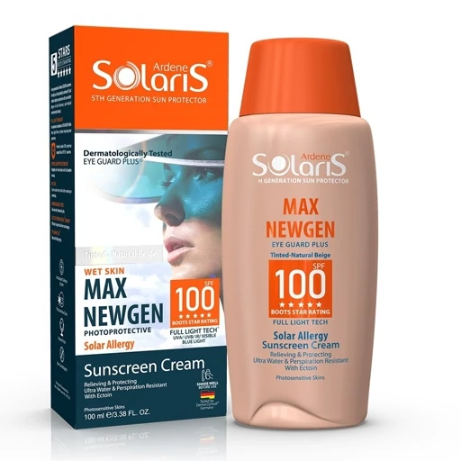 MAX NEWGEN
ضد آفتاب سوالر آلرژی مکس نیوژن 100 SPF