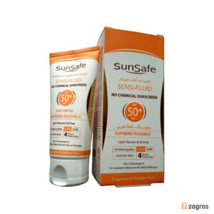 فلوئید ضد آفتاب پوست حساس + 50 SPF سان سیف
Physical Sunblock Fluid SENSI-FLUID